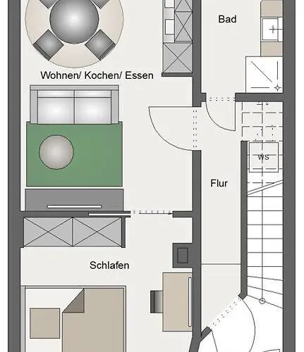 Lejlighed Im Herzen Der Stadt - Eg *